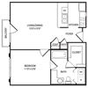 Traditional 1x1 485-660 SF